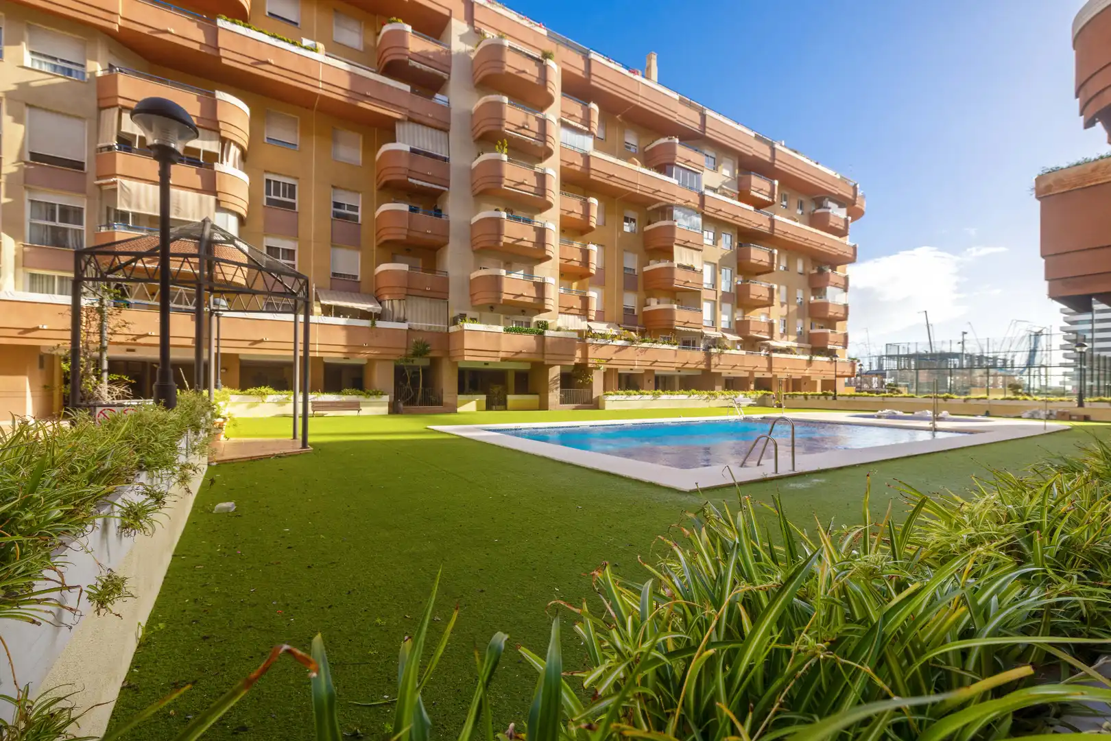 Swimming pool of Flat for sale in Málaga Capital  with Air Conditioner, Heating and Terrace