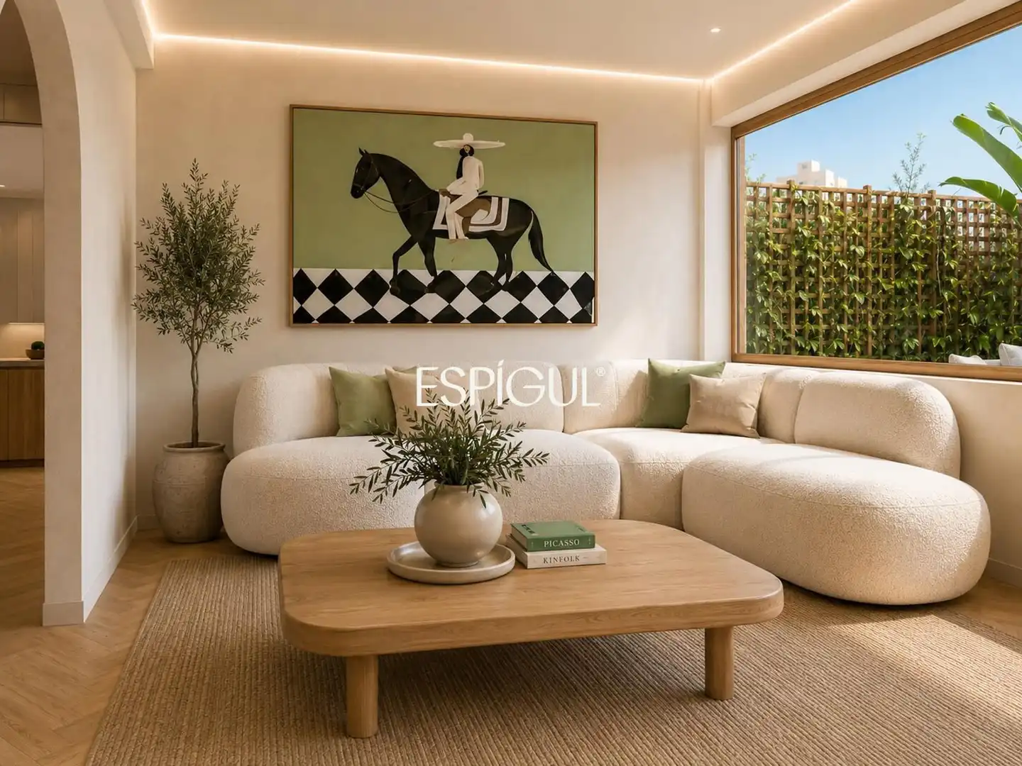 Sala de estar de Ático en venta en Madrid con Aire acondicionado, Calefacción y Terraza