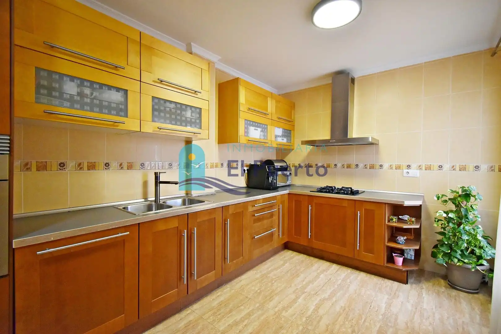 Cocina de Dúplex en venta en Mazarrón con Aire acondicionado, Calefacción y Jardín privado