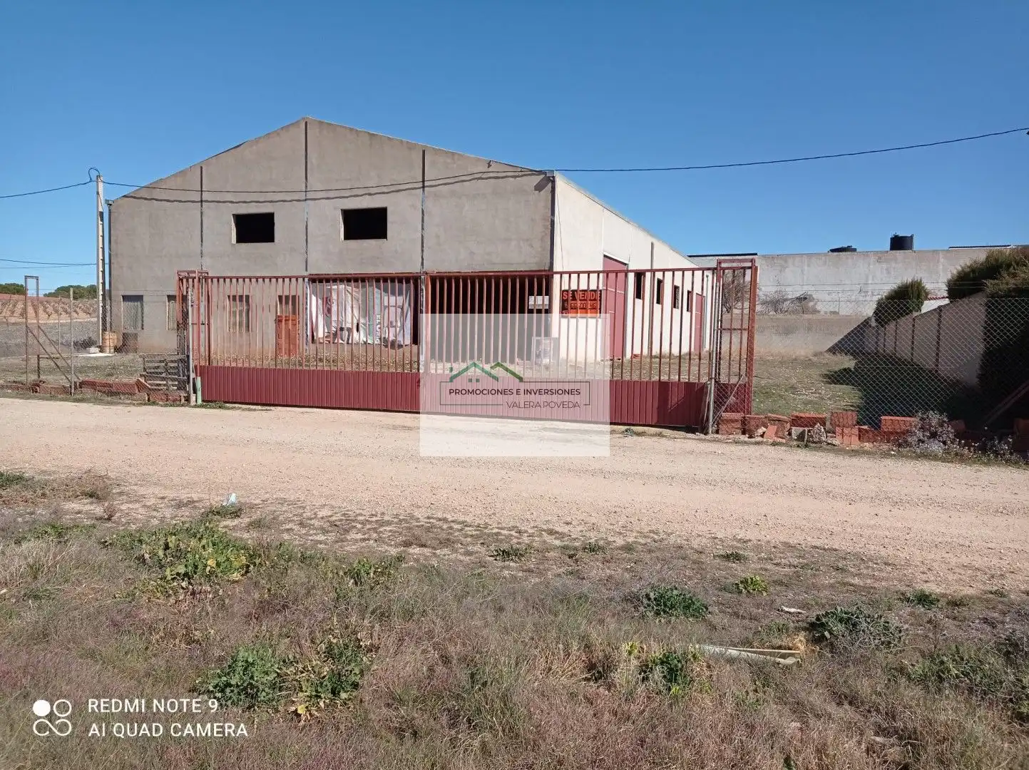 Vista exterior de Nau industrial en venda en Quintanar del Rey