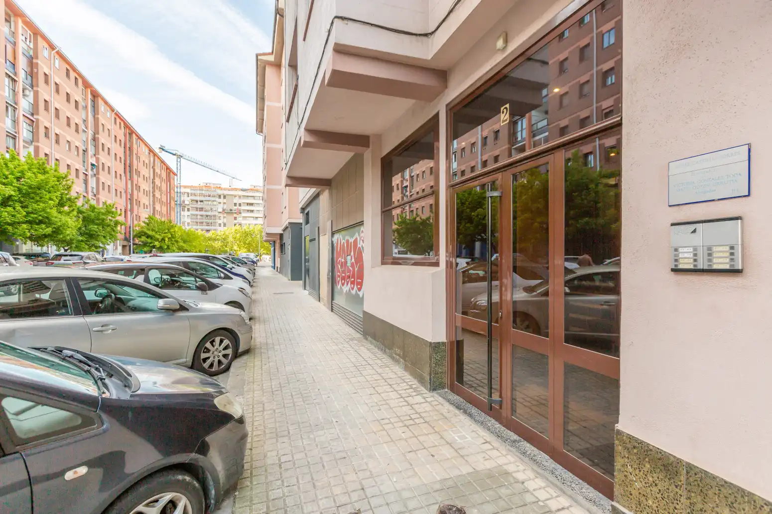 Exterior view of Flat for sale in  Pamplona / Iruña  with Heating and Terrace