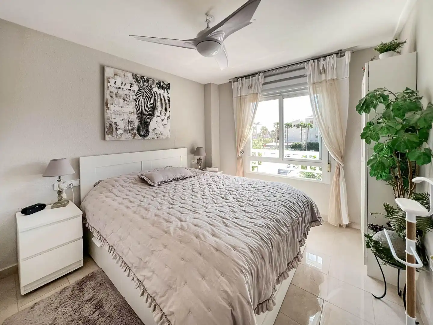 Bedroom of Apartments for sale in L'Alfàs del Pi  with Air Conditioner, Private garden and Terrace