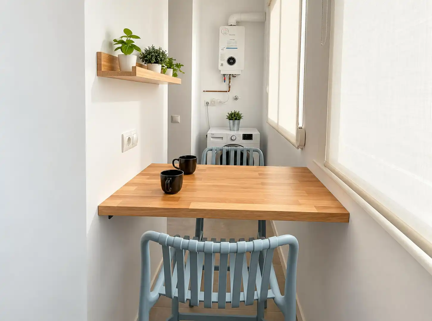 Terrasse von Wohnung zur Miete in Extramurs