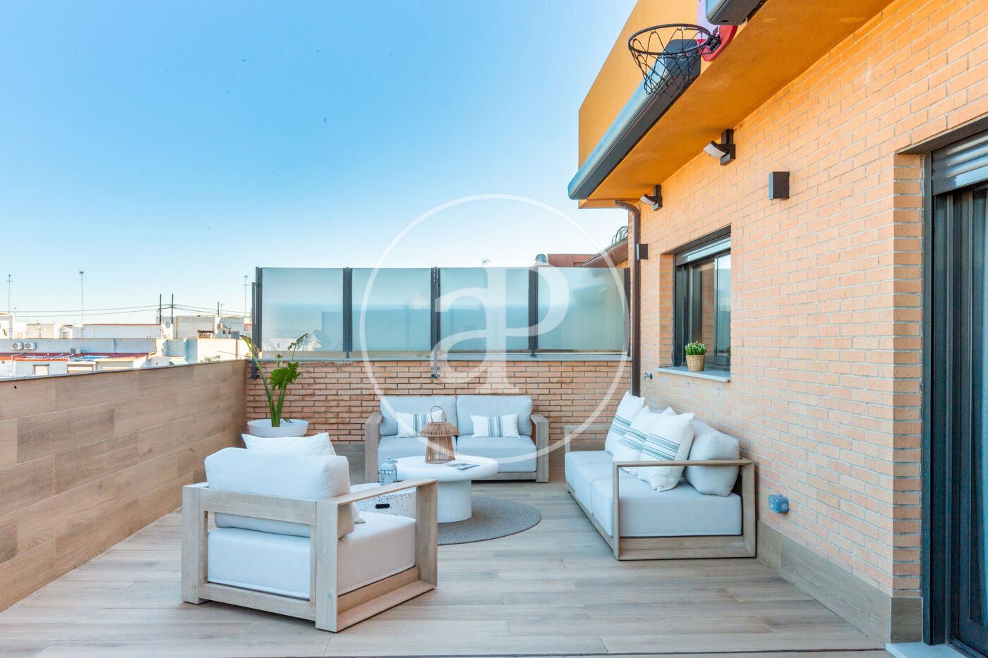 Terraza de Ático en venta en  Valencia Capital con Aire acondicionado, Calefacción y Terraza