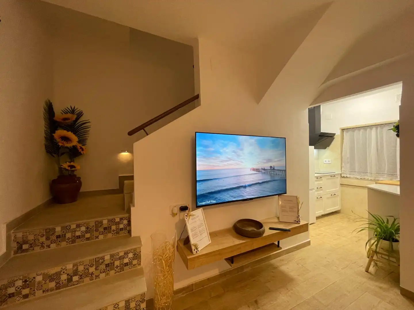 Wohnzimmer von Haus oder Chalet zur Miete in Requena mit Heizung und Terrasse
