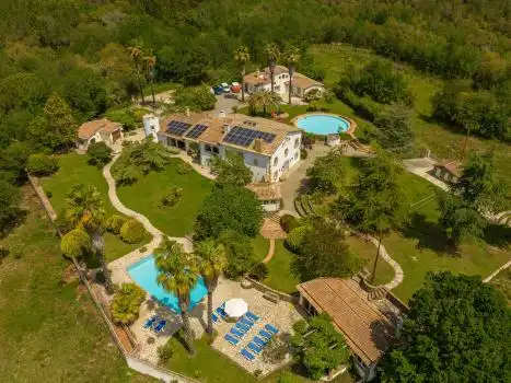 Jardí de Finca rústica en venda en Riudarenes amb Aire condicionat, Calefacció i Jardí privat