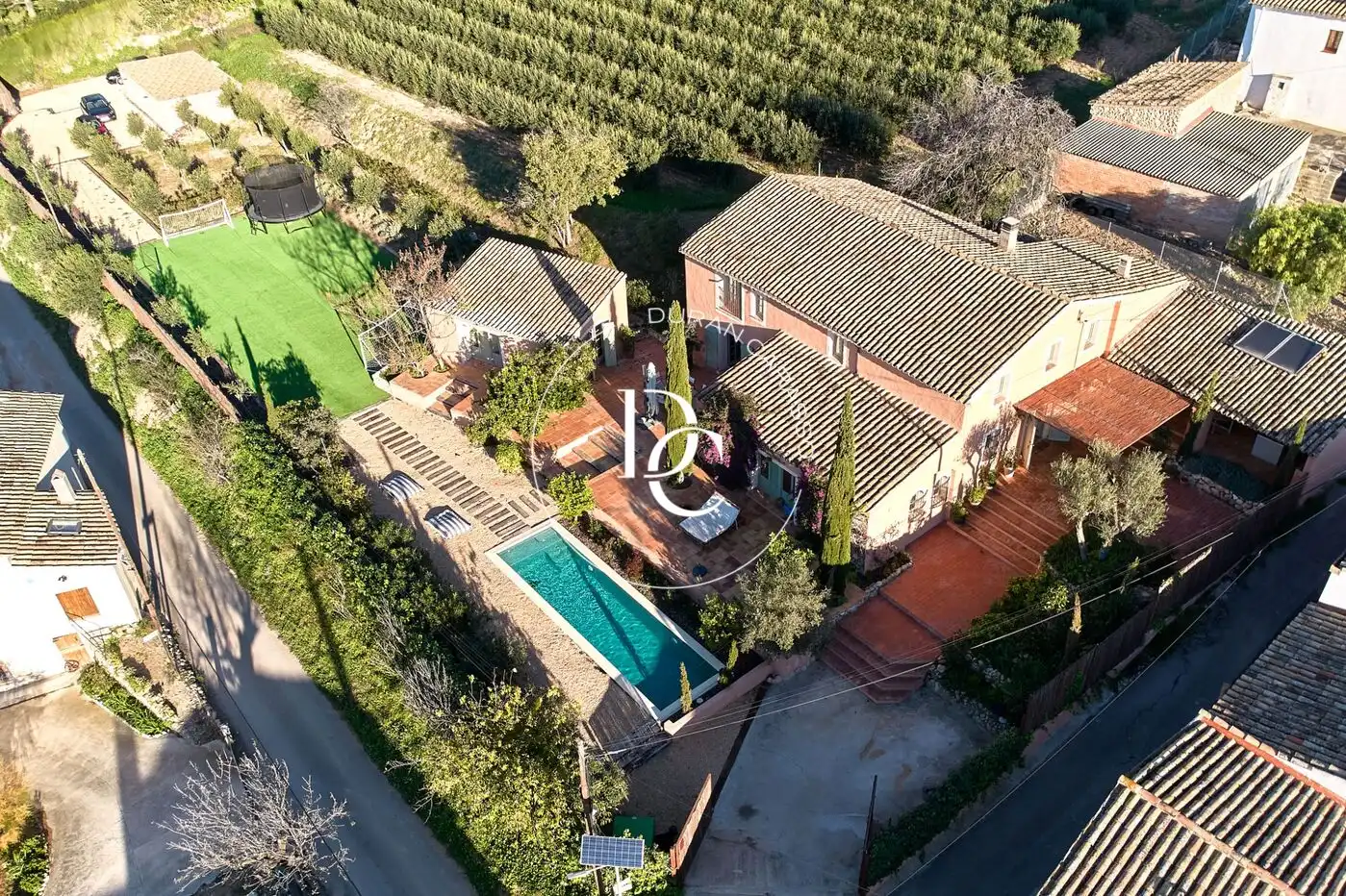 Jardín de Casa o chalet en venta en Torrelles de Foix con Aire acondicionado, Calefacción y Jardín privado