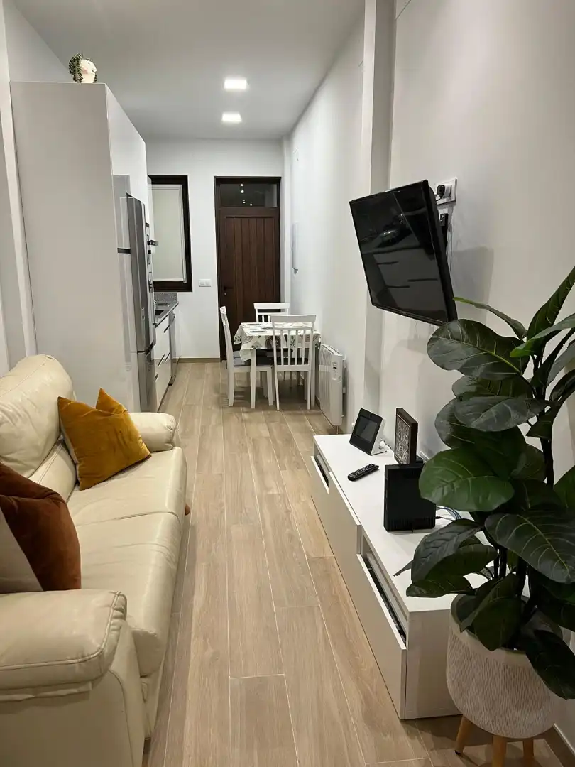 Sala de estar de Apartamento de alquiler en Cangas  con Calefacción, Amueblado y Horno