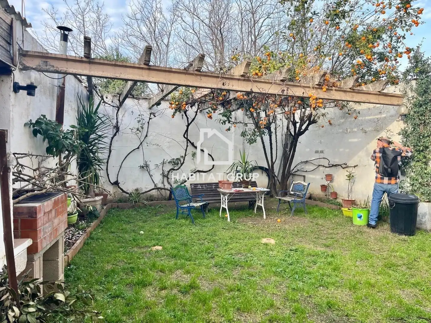 Garden of Houses for sale in Flaçà  with Heating, Private garden and Terrace