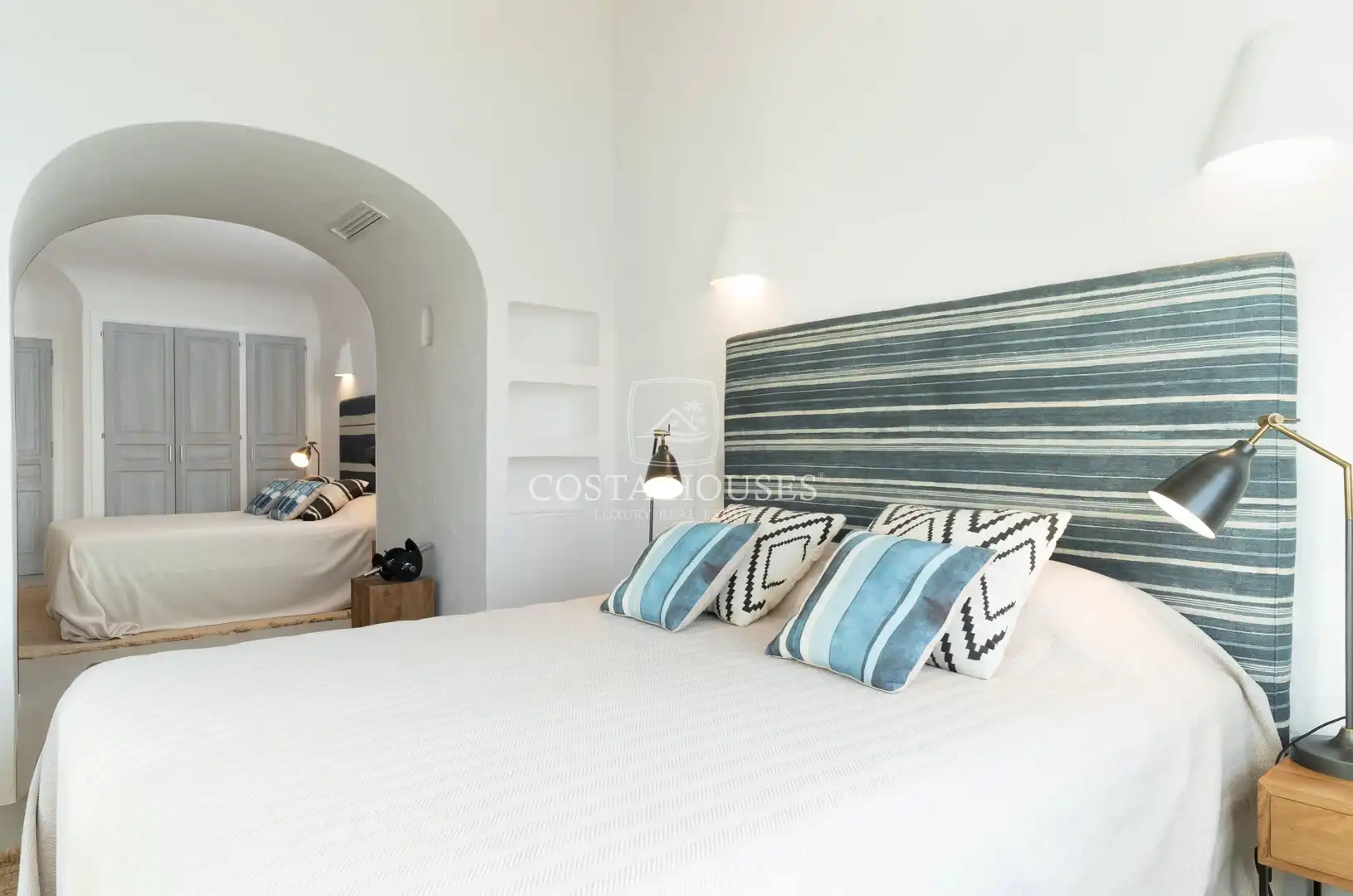 Bedroom of Houses for sale in Moraira  with Air Conditioner, Private garden and Terrace