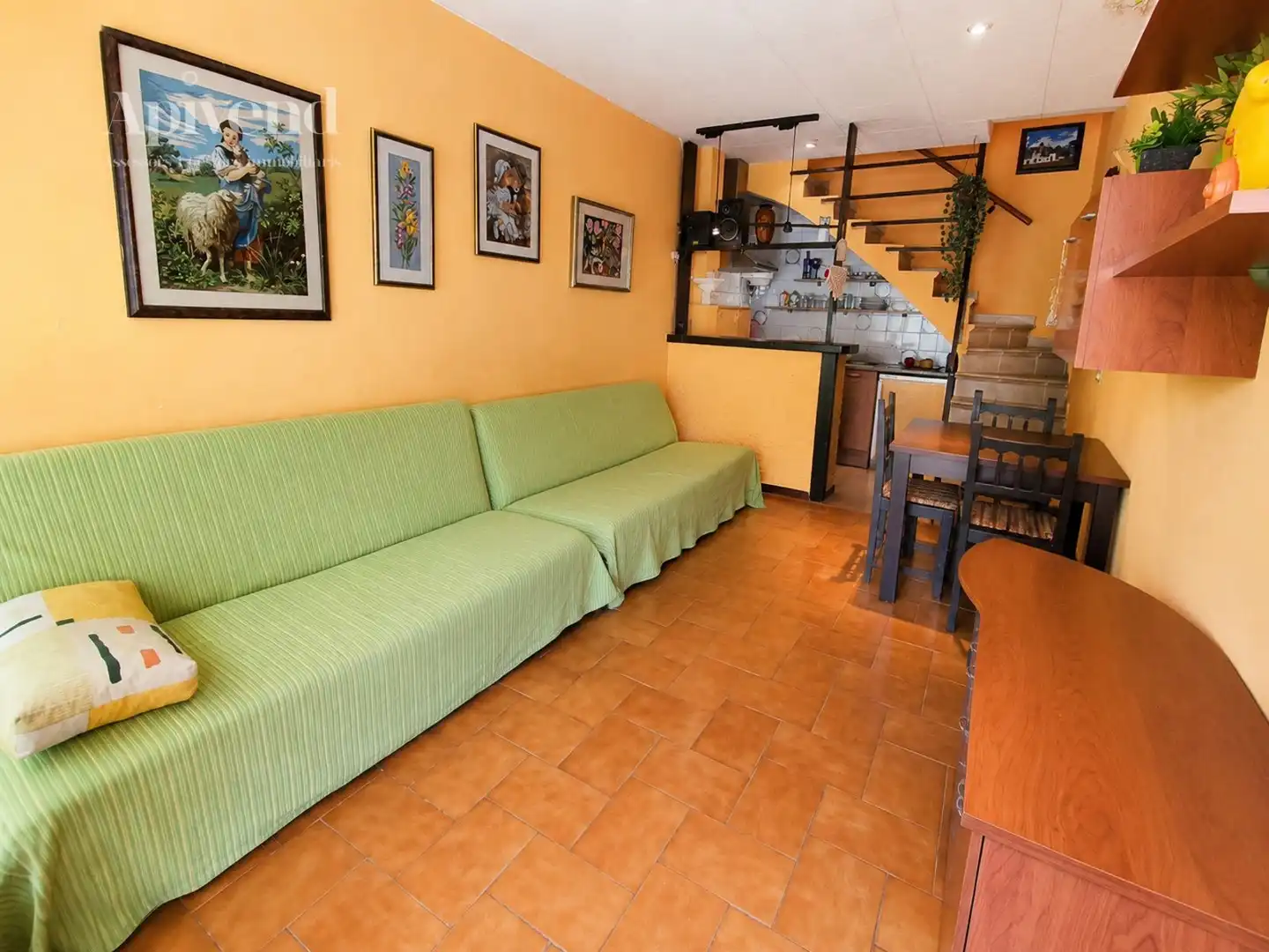 Sala de estar de Casa adosada en venta en Empuriabrava con Terraza