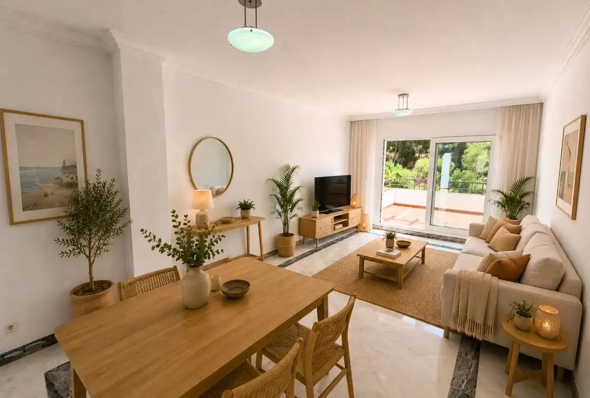 Sala d'estar de Àtic en venda en Marbella amb Terrassa
