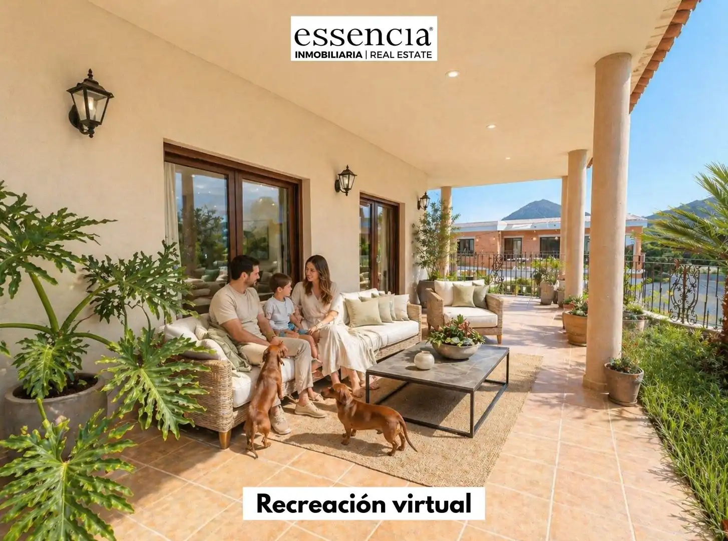 Exterior view of Houses for sale in Terrateig  with Air Conditioner, Private garden and Terrace
