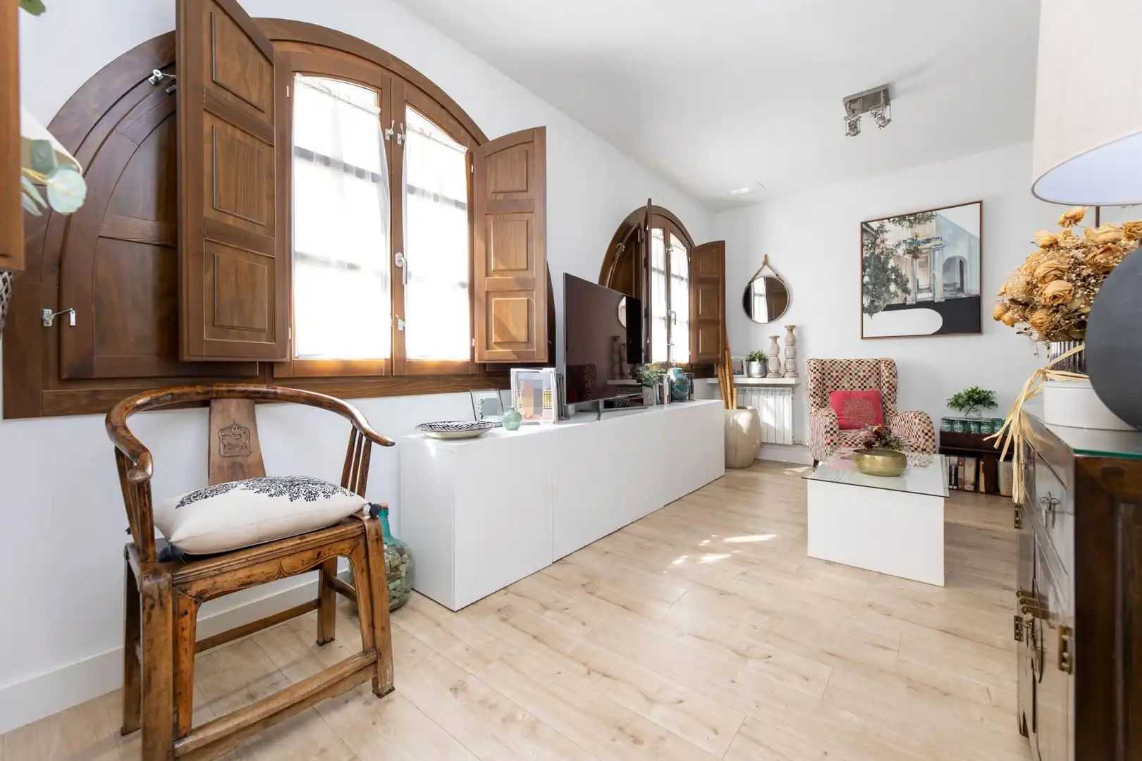 Sala d'estar de Àtic en venda en Granada amb Aire condicionat i Terrassa