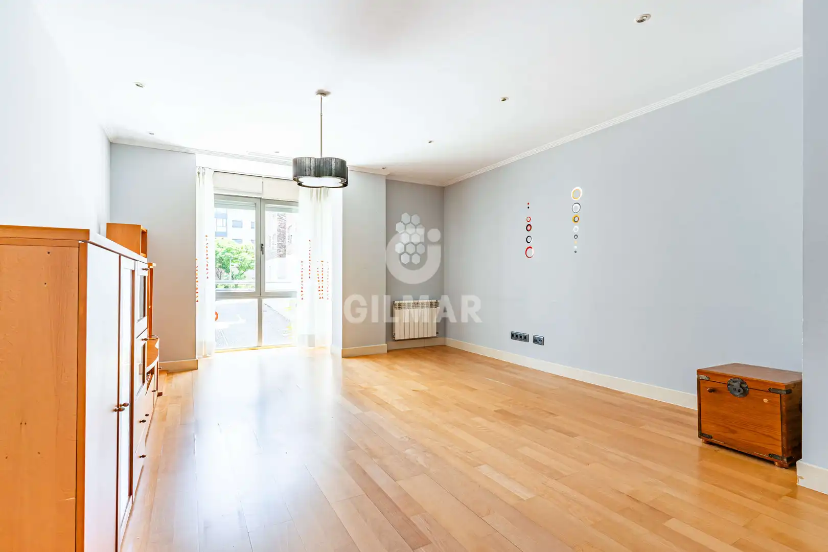 Living room of Flat for sale in Madrid  with Heating, Private garden and Storage room
