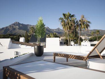 Casa amb piscina en venda a Milla de Oro
