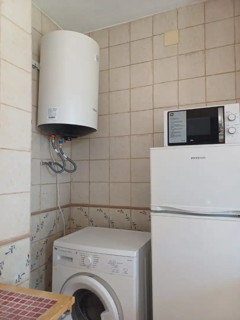 Badezimmer von Country house zur Miete in Vejer de la Frontera mit Klimaanlage, Privatgarten und Möbliert