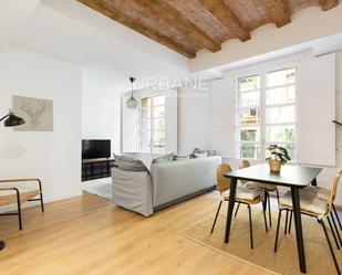 Living room of Flat to rent in  Barcelona Capital  with Air Conditioner and Terrace