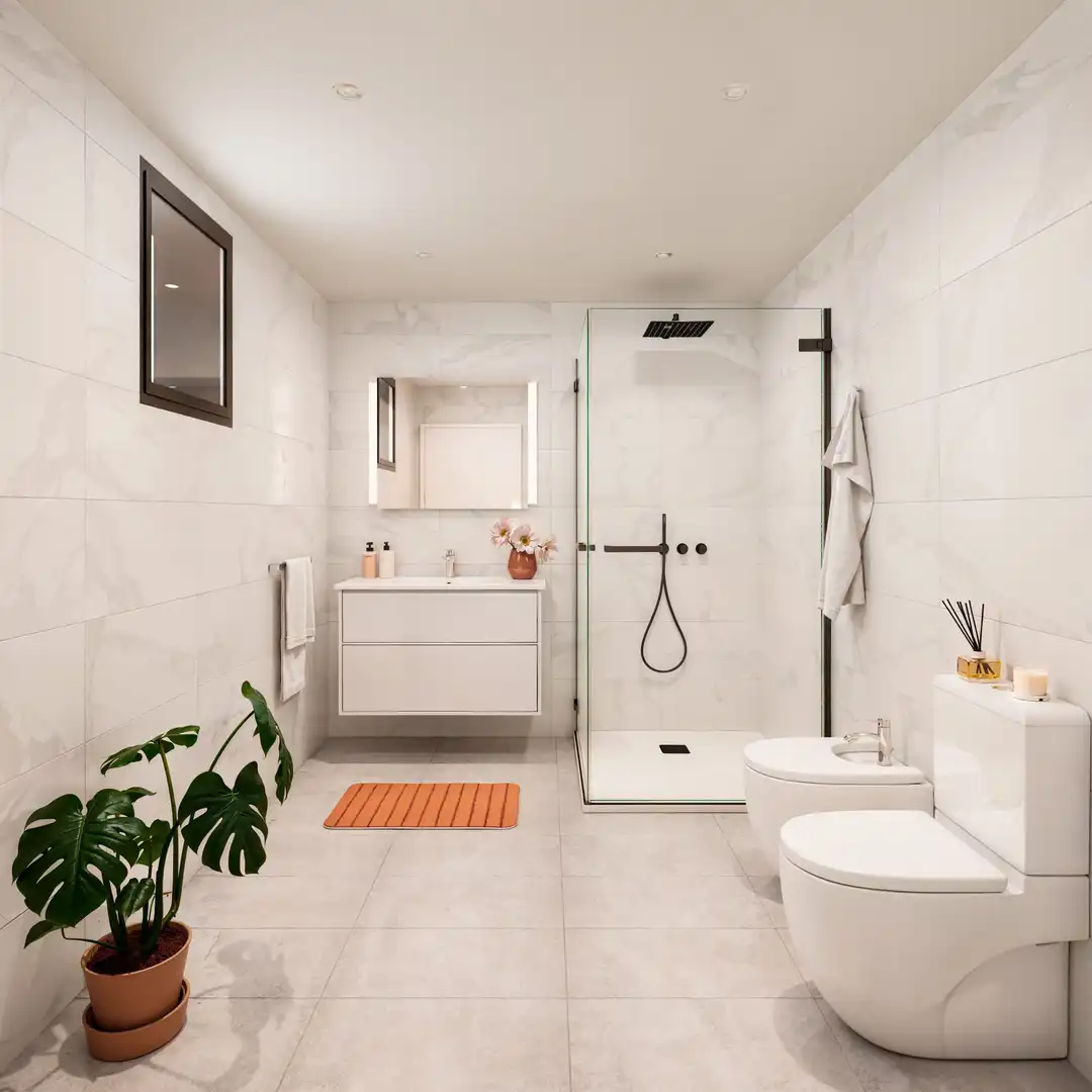 Bathroom of Detached homes for sale in Cambrils  with Air Conditioner, Heating and Private garden