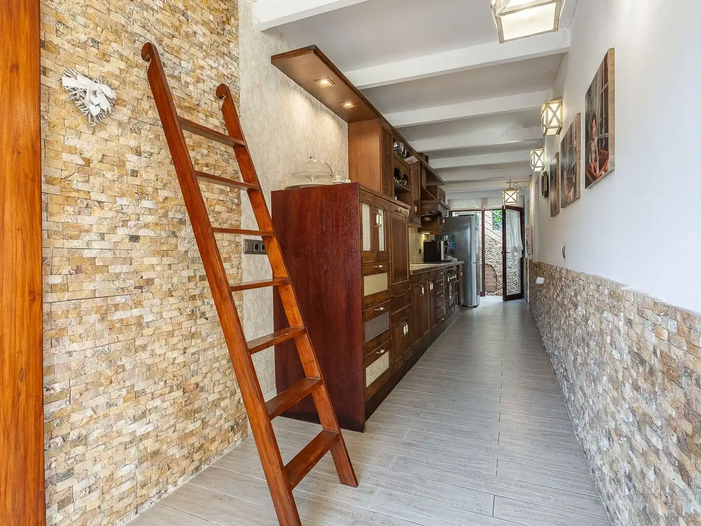 Cocina de Casa o chalet en venta en Santa Susanna con Aire acondicionado, Jardín privado y Terraza