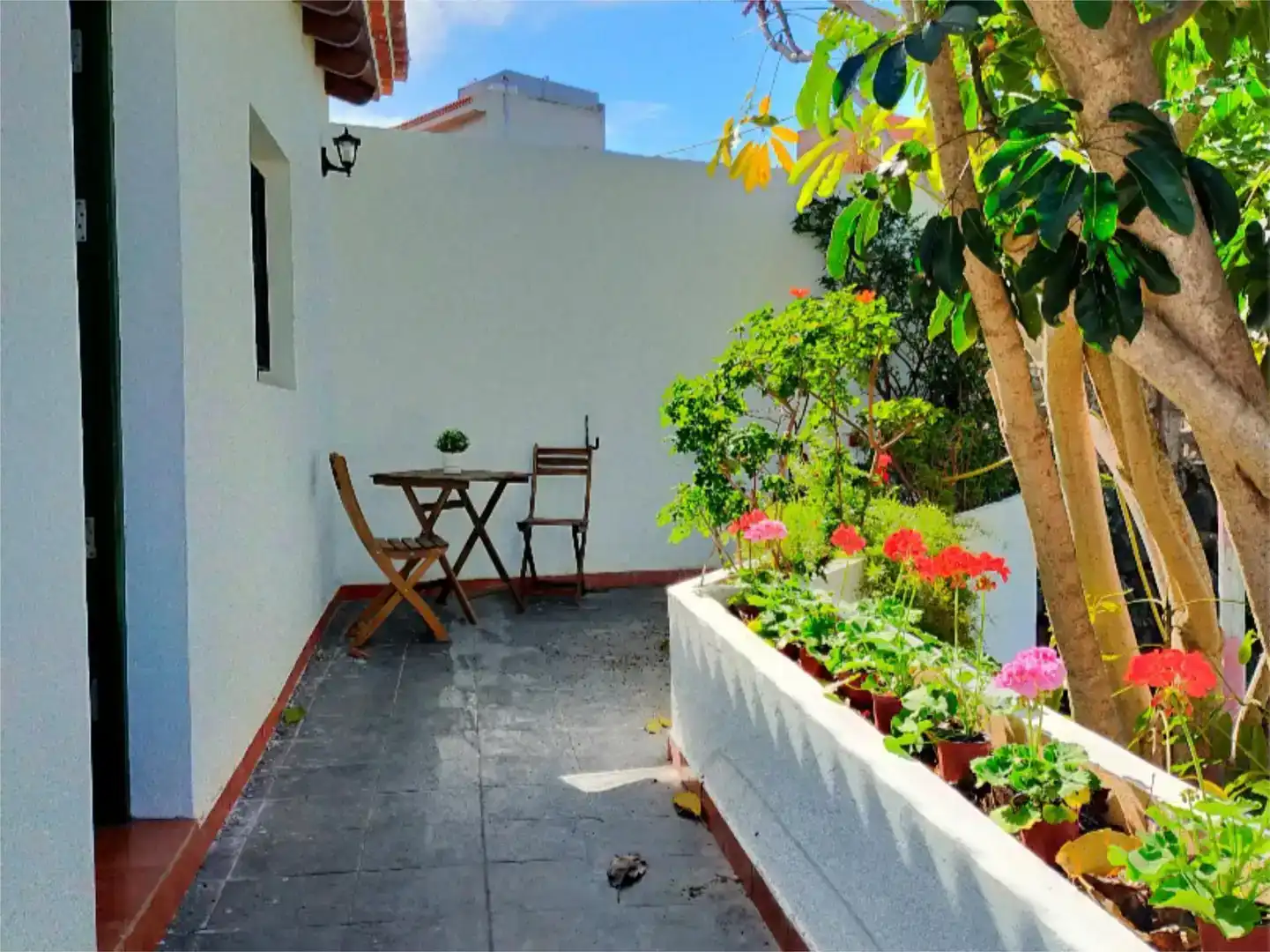 Terrassa de Casa adosada en venda en San Cristóbal de la Laguna amb Jardí privat