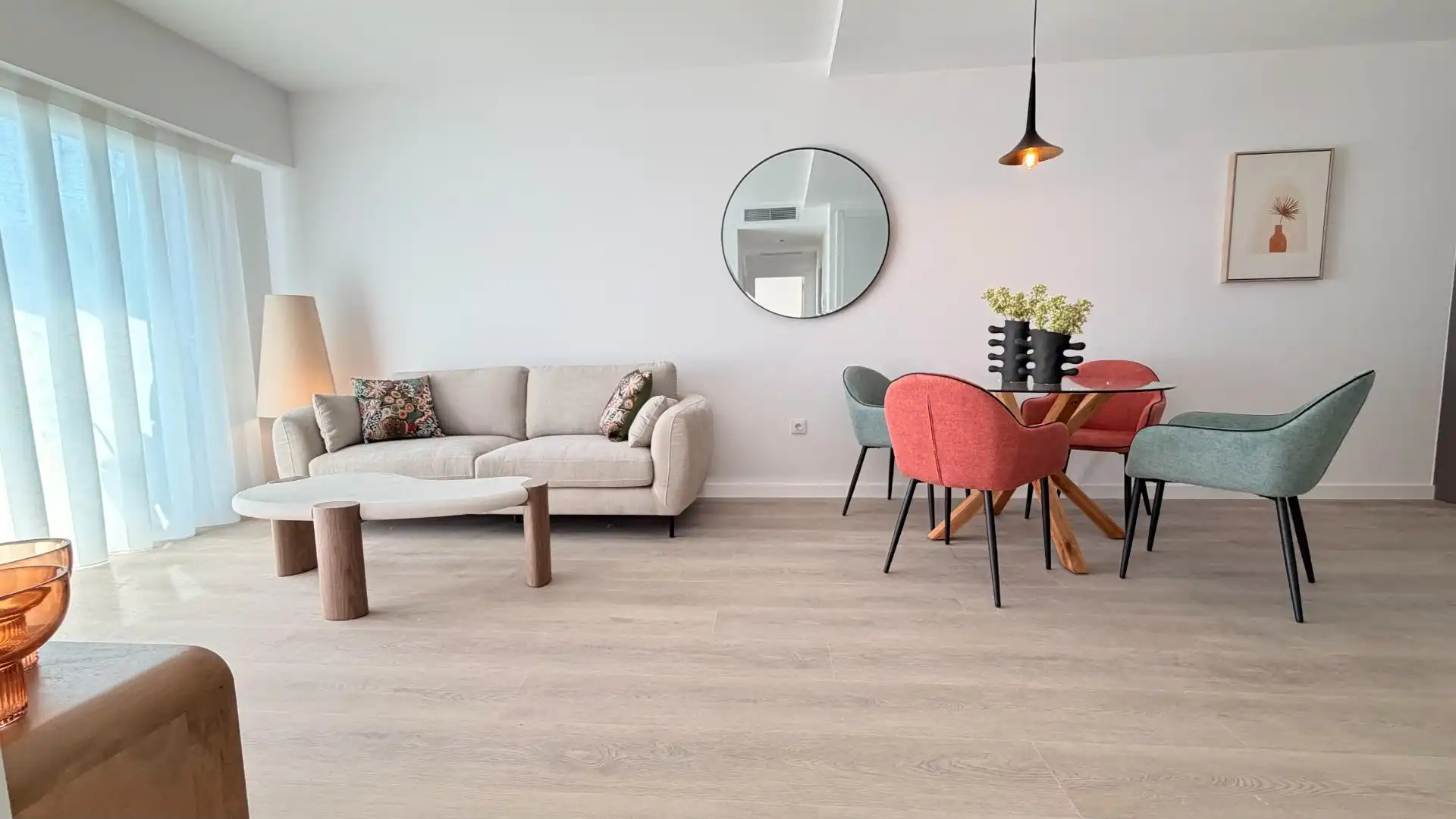 Living room of Flat for sale in Xeresa  with Heating, Terrace and Storage room