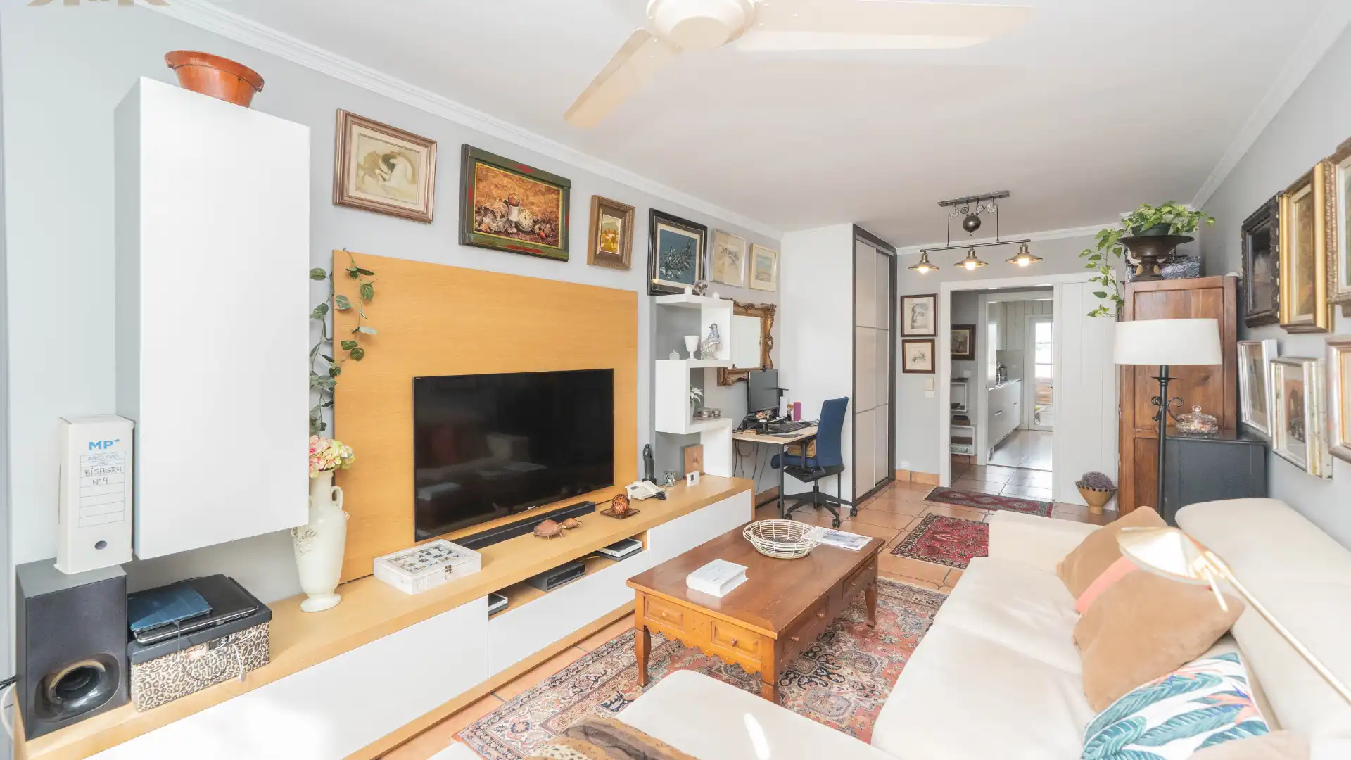 Sala de estar de Piso en venta en Galapagar con Aire acondicionado, Calefacción y Balcón