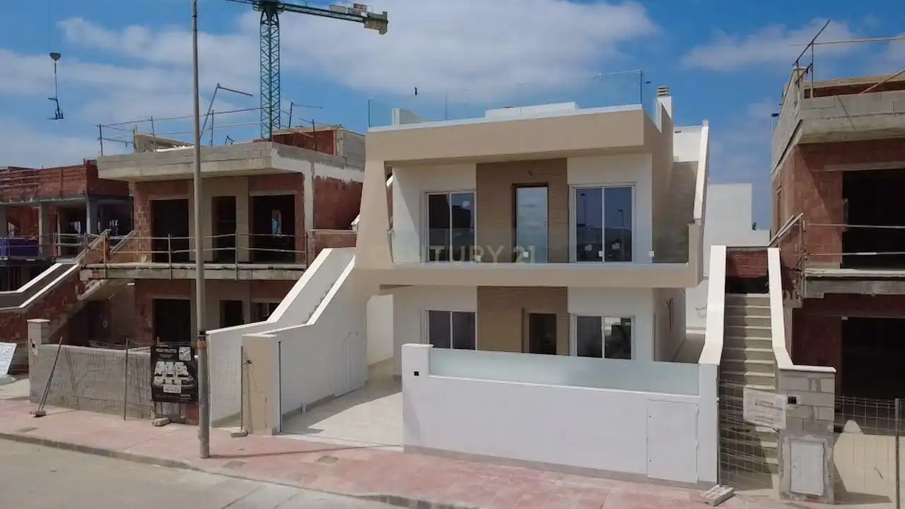 Vista exterior de Apartamento en venta en San Javier con Piscina