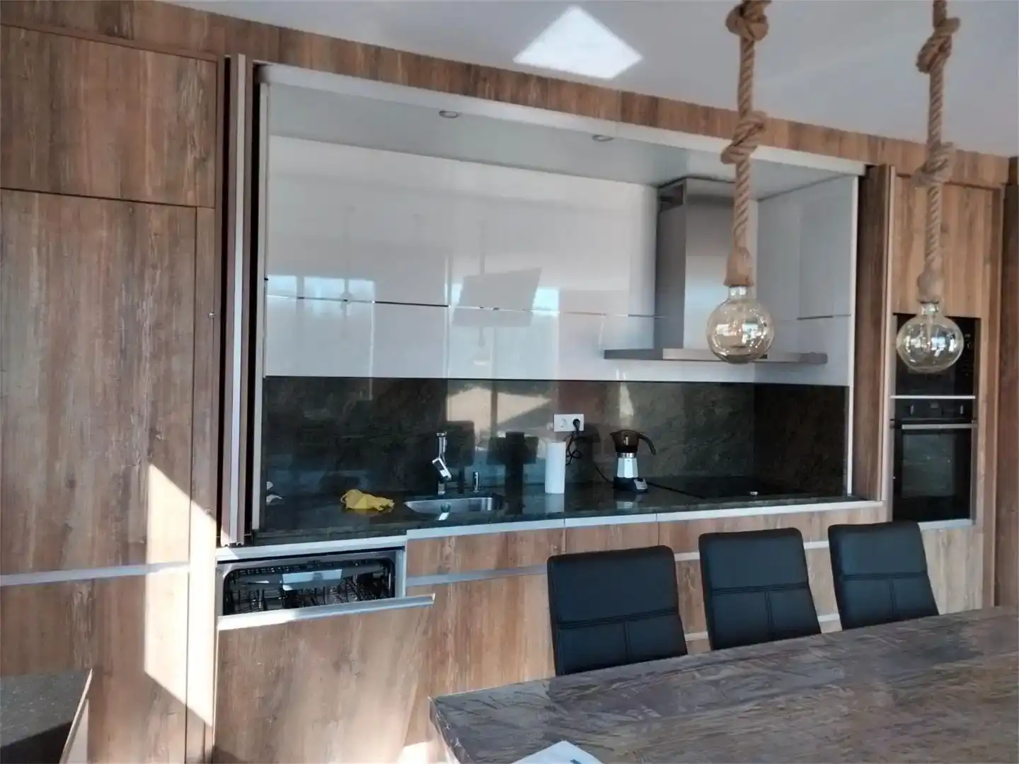 Kitchen of Flat for sale in Mogán  with Air Conditioner