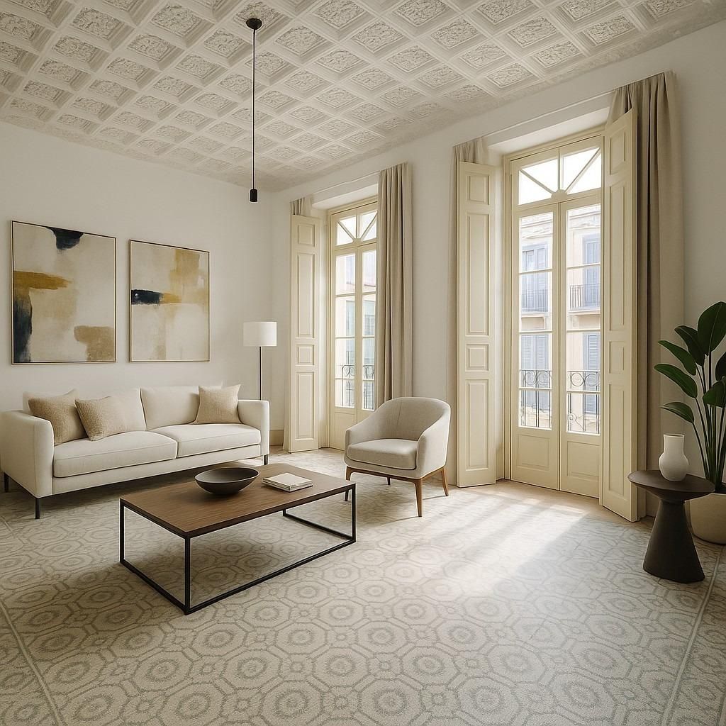 Living room of Flat for sale in  Sevilla Capital