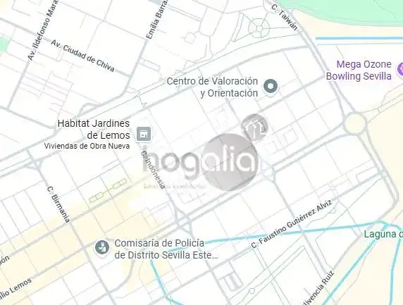 Außenansicht von Wohnung zur Miete in Sevilla mit Klimaanlage, Terrasse und Möbliert
