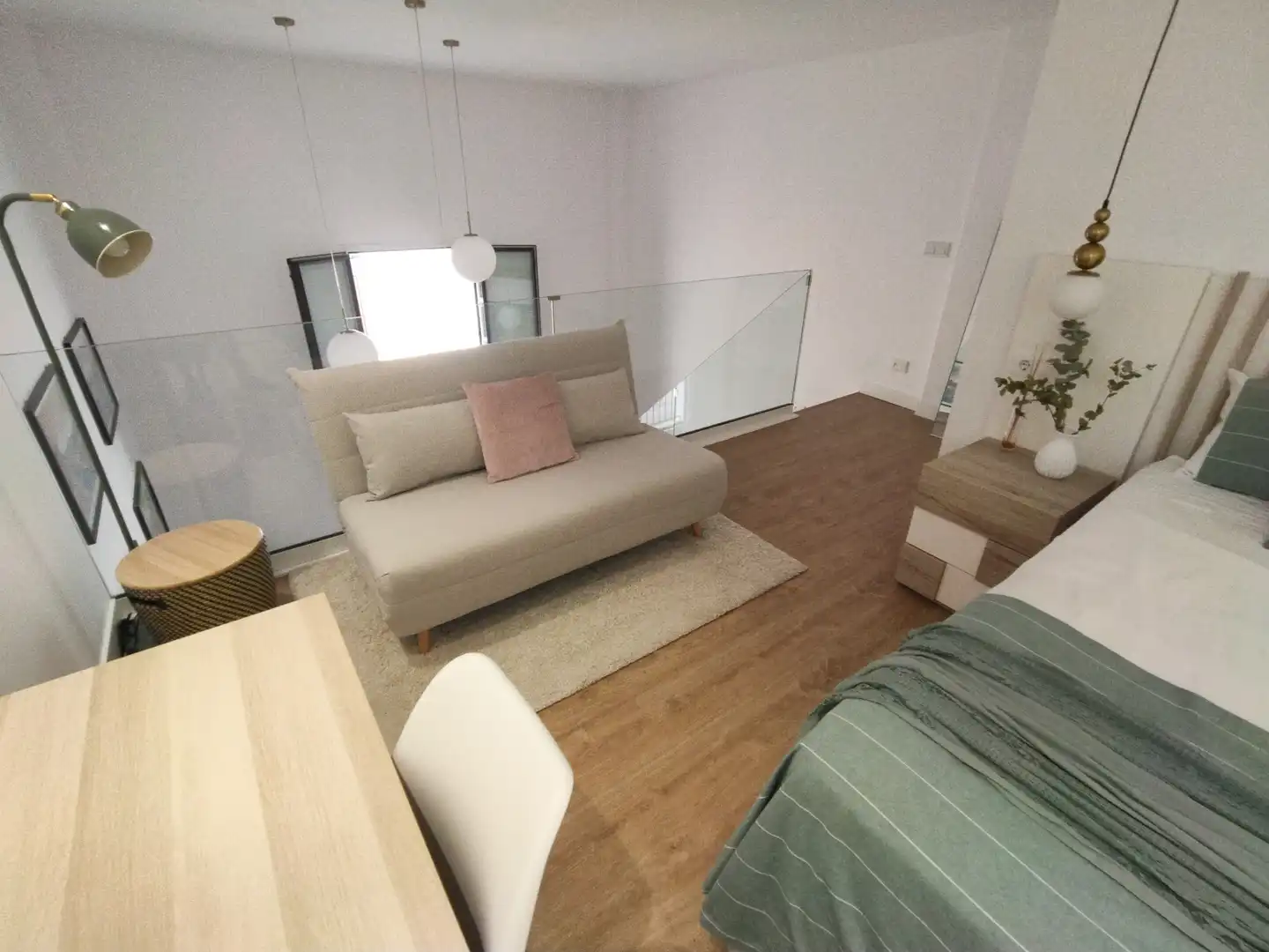 Bedroom of Duplexes for rent in Cádiz  with Air Conditioner, Heating and Parquet flooring