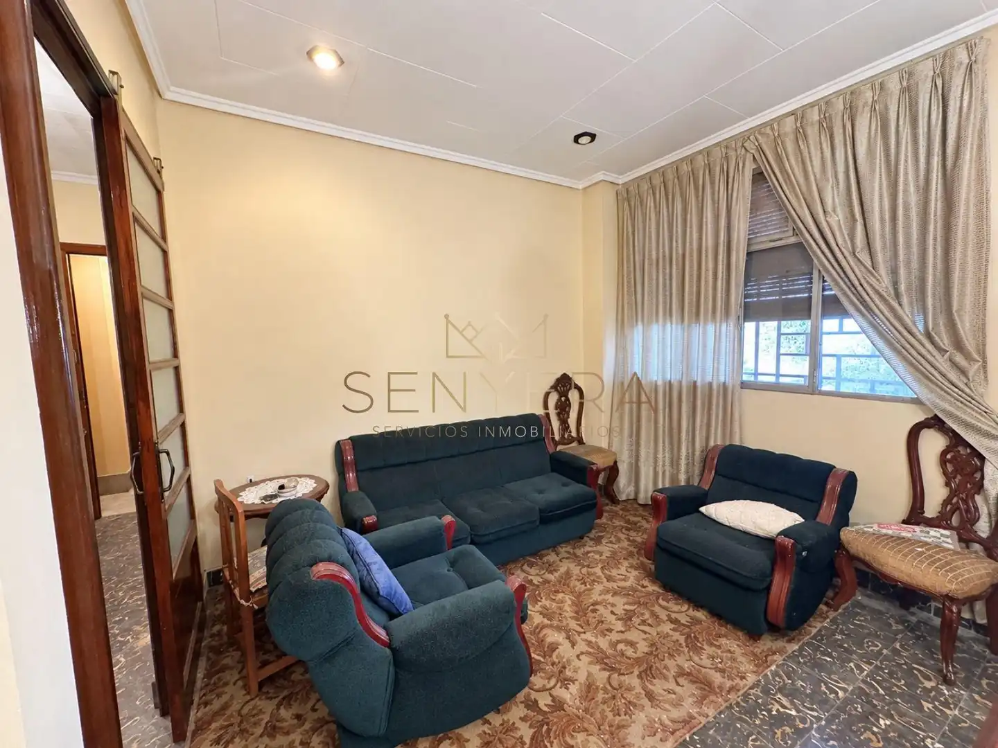 Sala d'estar de Casa adosada en venda en Pobles del Sud