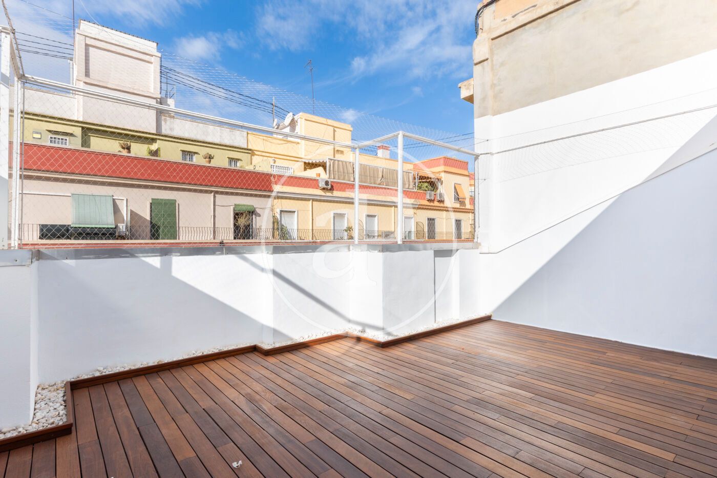 Terraza de Ático de alquiler en  Valencia Capital con Aire acondicionado, Calefacción y Terraza