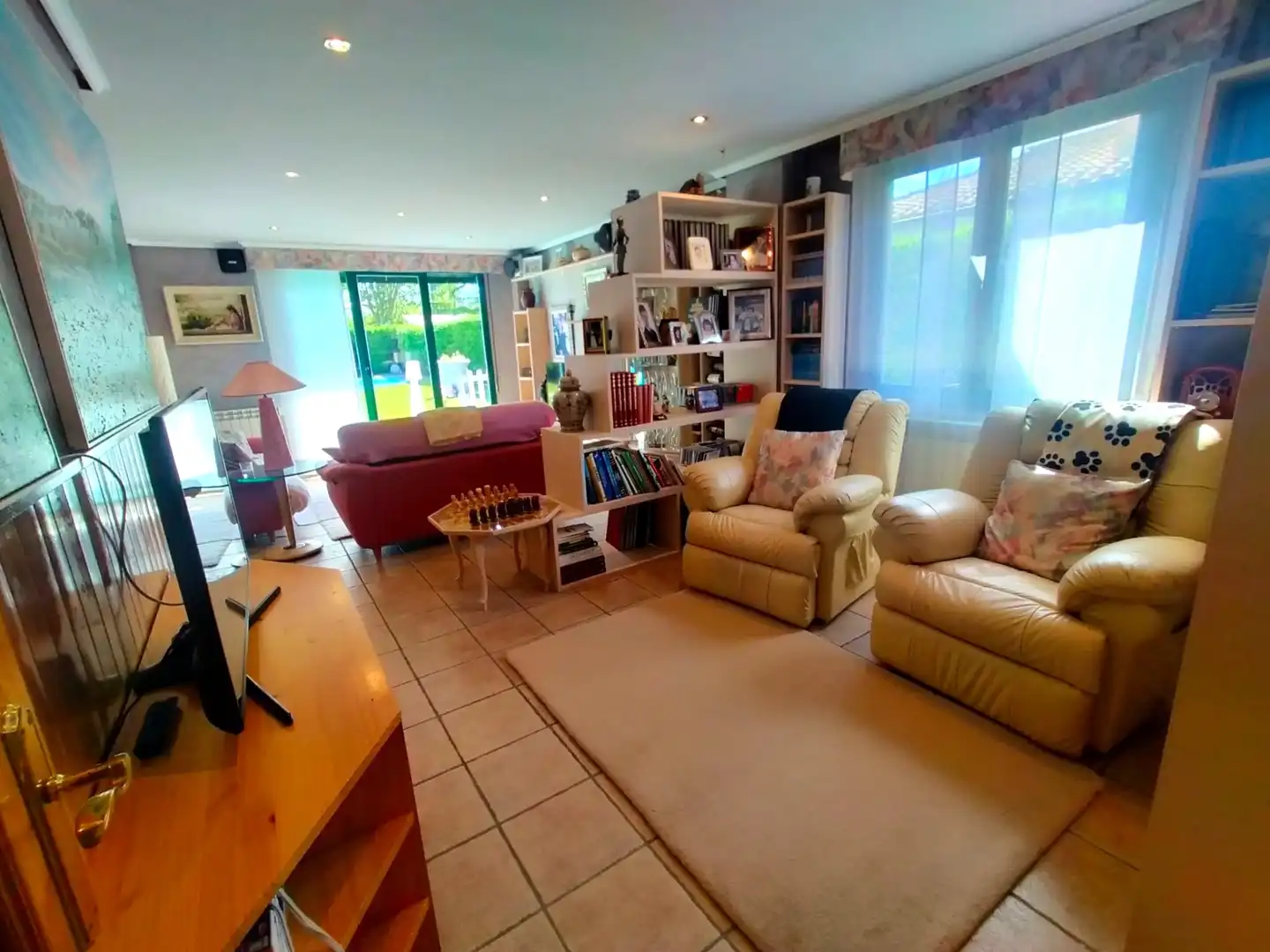 Sala de estar de Casa o chalet en venta en Ollauri con Calefacción, Jardín privado y Terraza