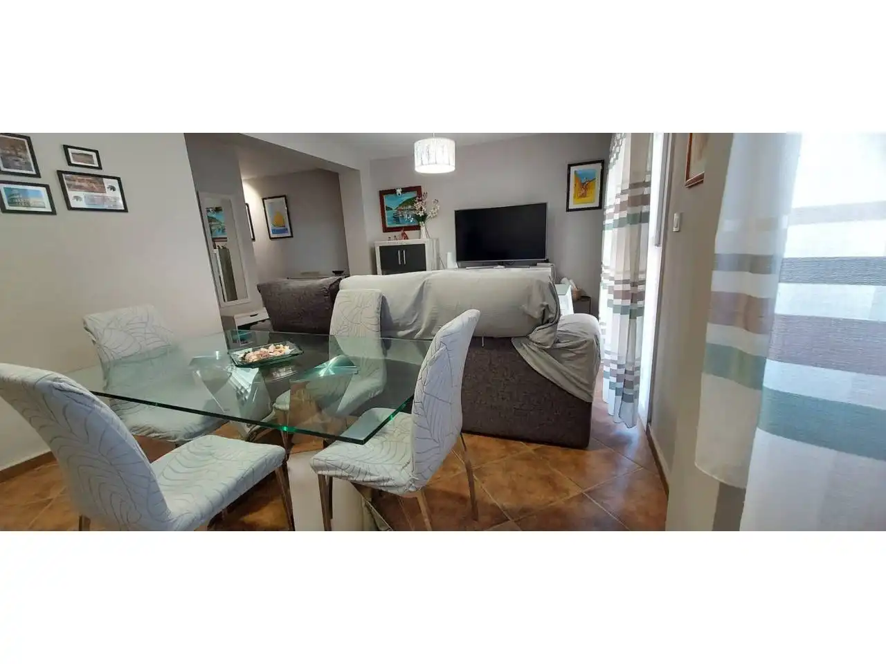 Sala d'estar de Pis en venda en Huelva amb Aire condicionat, Terrassa i Balcó