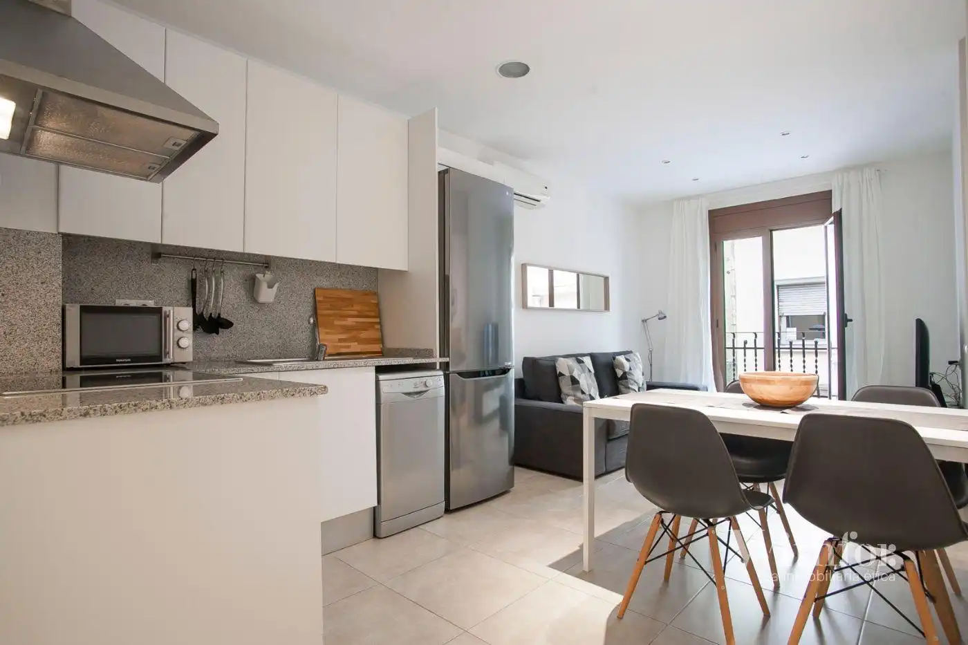 Cocina de Piso en venta en Barcelona con Aire acondicionado, Calefacción y Balcón