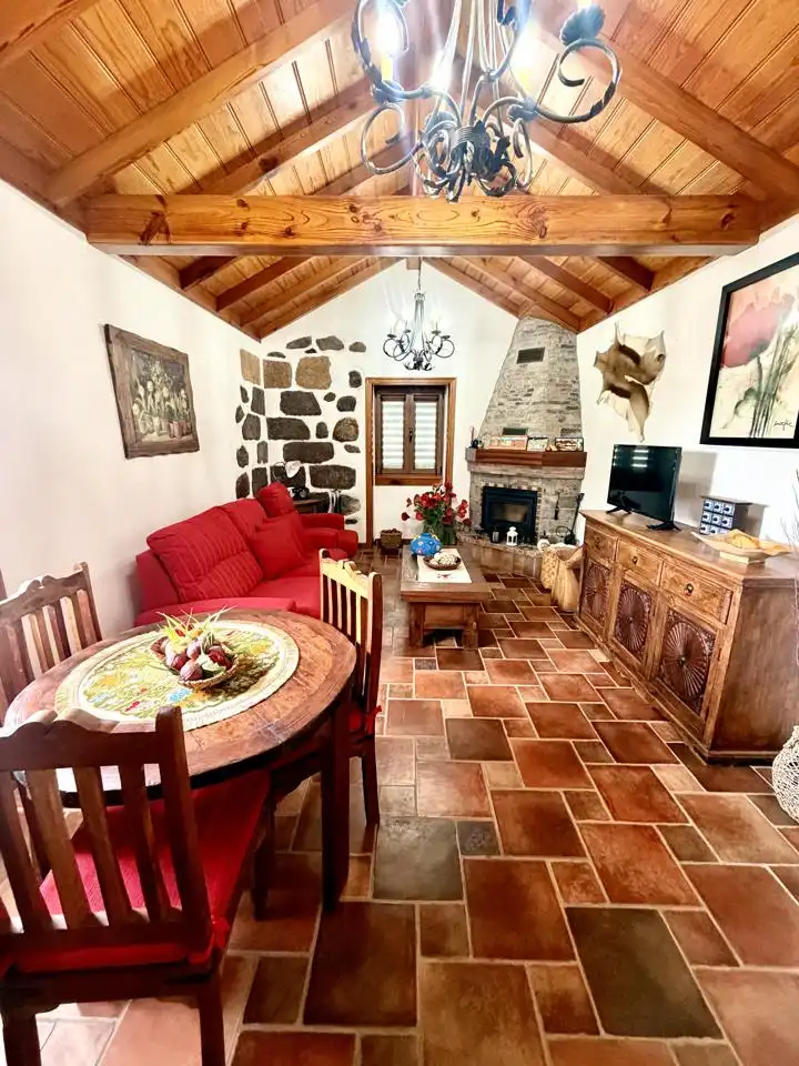 Sala d'estar de Finca rústica en venda en Adeje amb Jardí privat i Terrassa