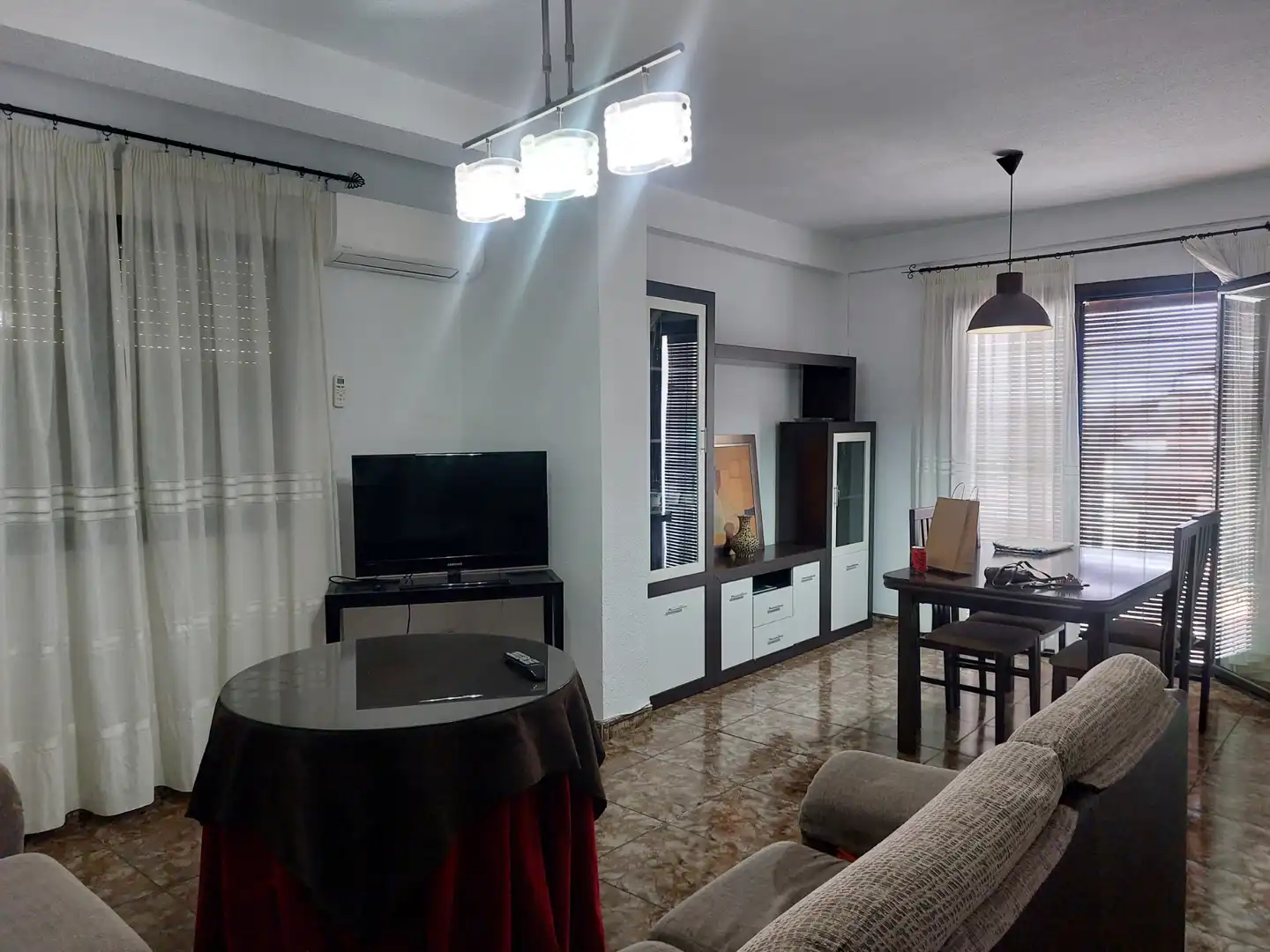Sala de estar de Piso de alquiler en Granada con Terraza, Amueblado y Horno