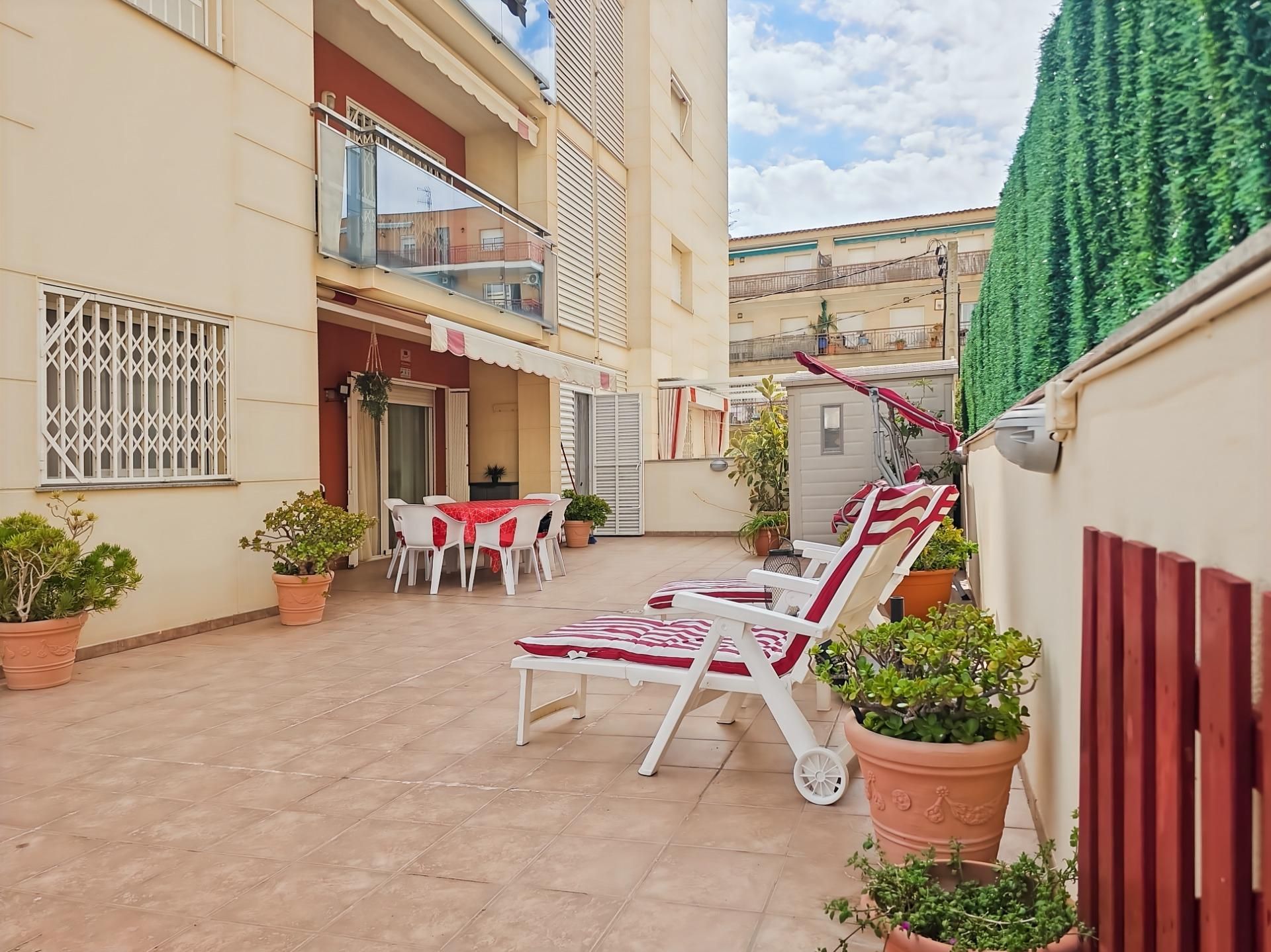 Terrace of Flat for sale in Calafell  with Air Conditioner, Heating and Private garden