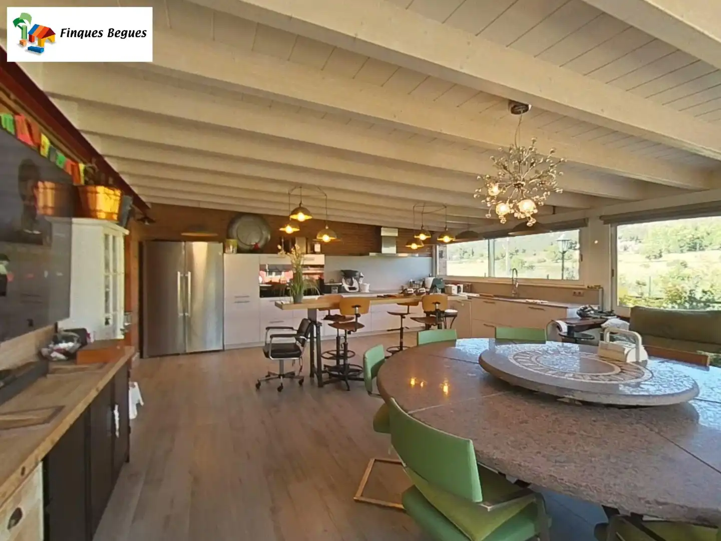 Cocina de Casa o chalet en venta en Begues con Calefacción, Jardín privado y Trastero