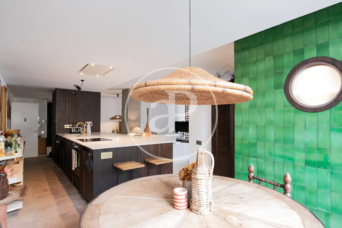 Cocina de Piso en venta en Barcelona con Calefacción, Terraza y Amueblado