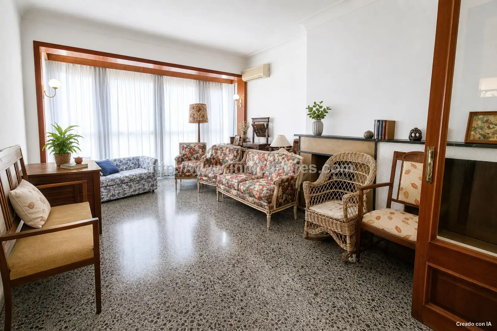 Living room of Flat for sale in Inca  with Air Conditioner, Heating and Terrace