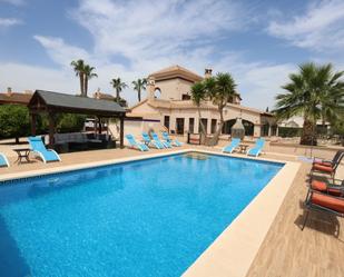 Swimming pool of House or chalet for sale in Fuente Álamo de Murcia  with Air Conditioner, Heating and Private garden