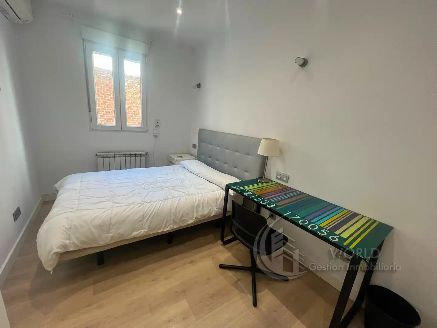 Bedroom of Flat for rent in Madrid  with Air Conditioner, Heating and Furnished
