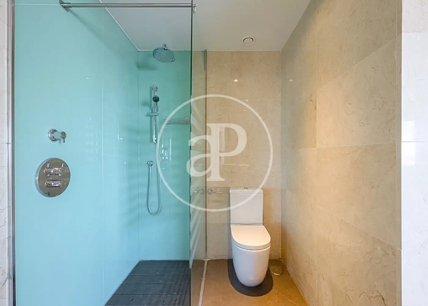 Bathroom of Flat for rent in Madrid  with Air Conditioner, Heating and Terrace