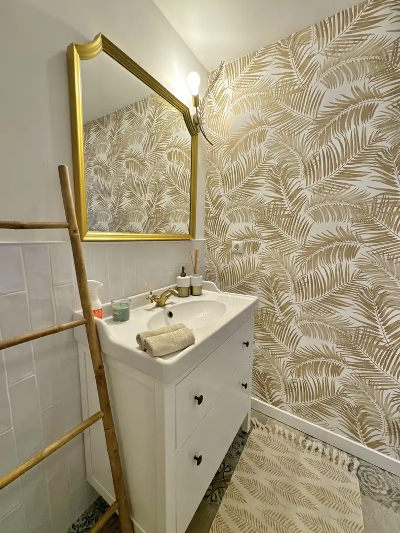 Bany de Casa o xalet en venda en Estepona amb Aire condicionat, Terrassa i Moblat