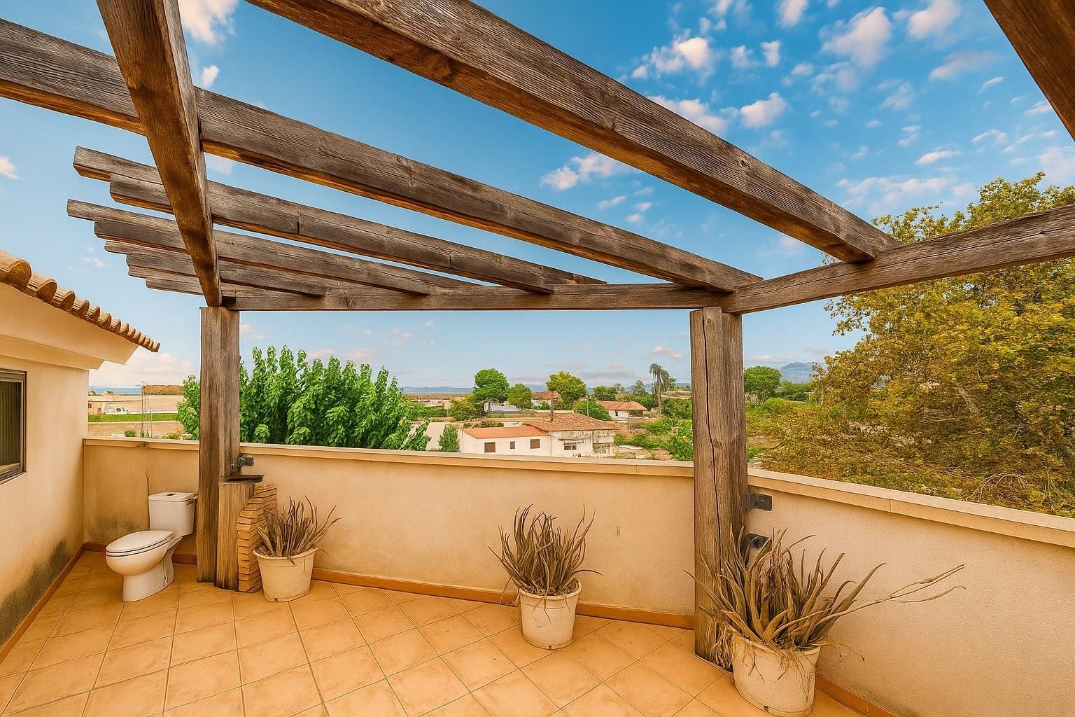Terrace of House or chalet for sale in  Murcia Capital  with Air Conditioner, Heating and Private garden