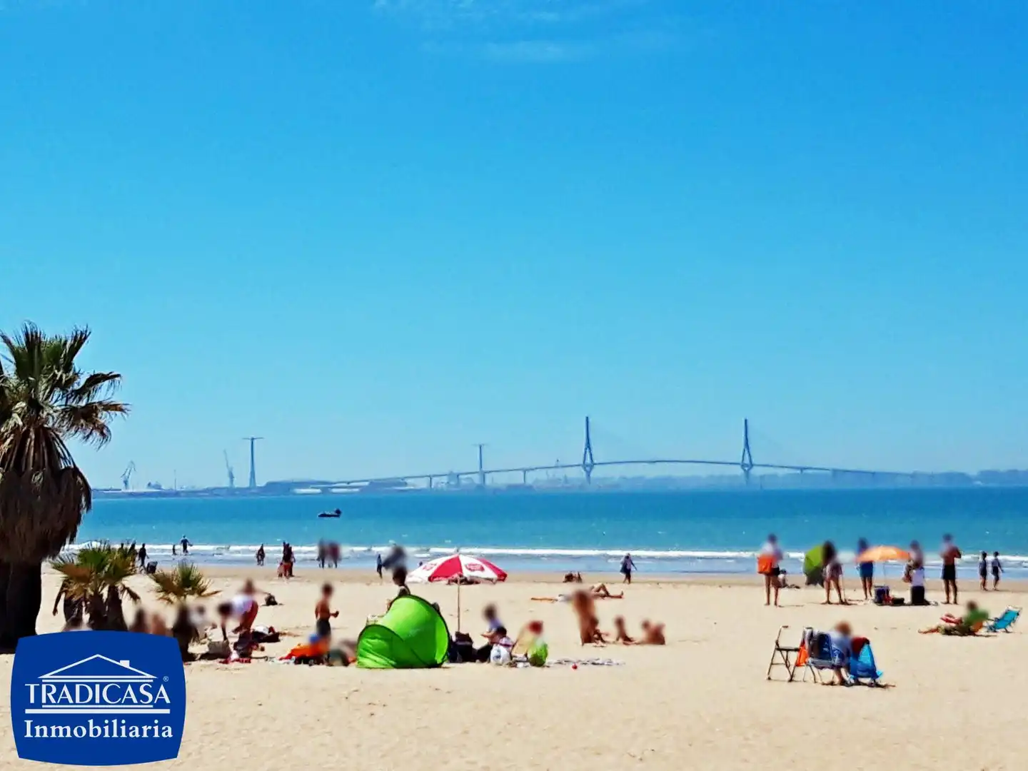 Vista exterior de Pis en venda en El Puerto de Santa María amb Aire condicionat, Terrassa i Moblat