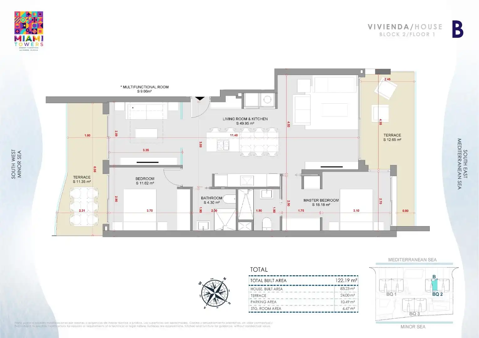 Apartament en venda en La Manga del Mar Menor